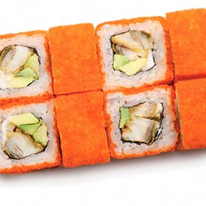 Ролл Калифорния с копченым угрем