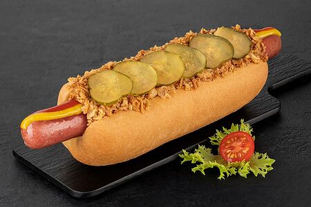 Датский хот-дог с сосиской Финская