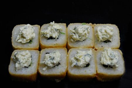 Жареный с мидиями