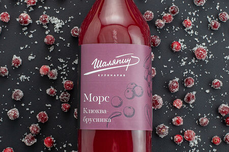 Морс клюквенно-брусничный средний