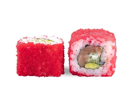 Ролл Калифорния с лососем