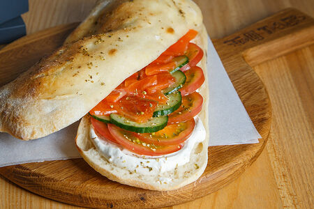 Панини с лососем