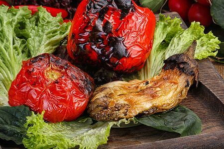 Овощи на мангале