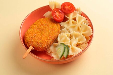 Котлета эскимо с макарошками