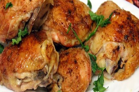 Филе бедра курицы на мангале