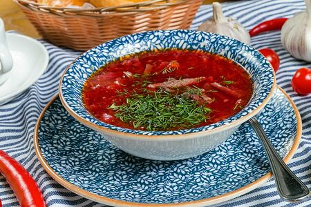 Борщ с говядиной