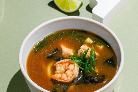 Мисо-суп с морепродуктами