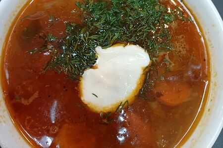 Шурпа с говядиной