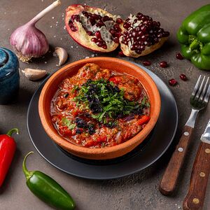 Чахохбили из курицы на кеци