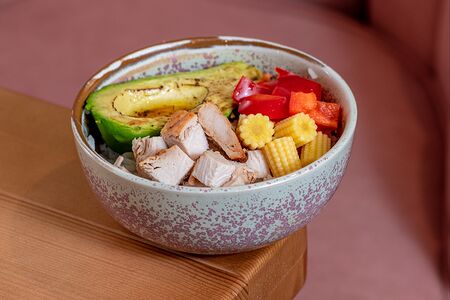 Поке с курицей