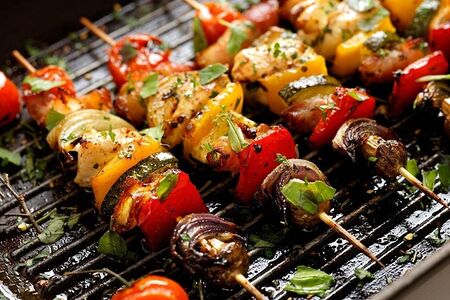Шашлык из овощей