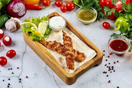 Люля-кебаб из тигровых креветок