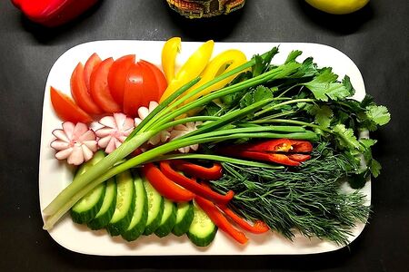 Овощная тарелка