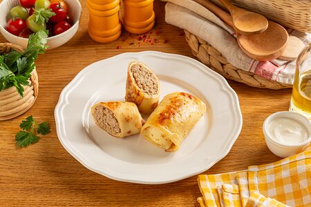 Блины с мясом