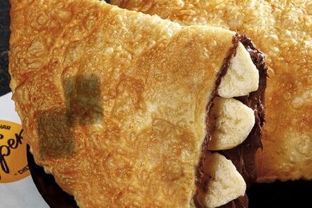 Чебурек с Нутеллой и Бананом