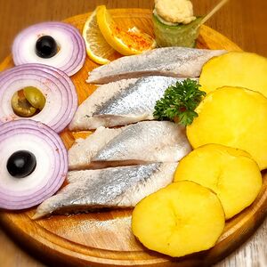 Селёдка с картофелем