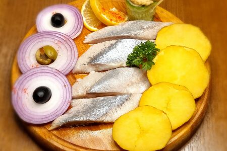 Селёдка с картофелем