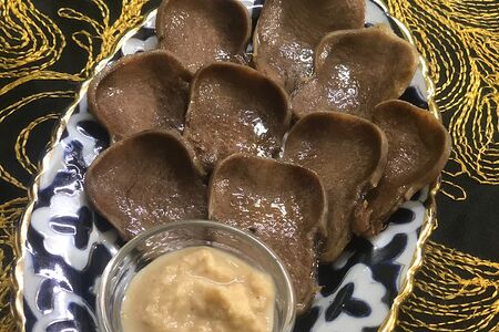 Язык жареный