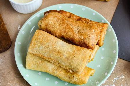 Блины с куриным мясом