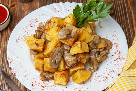 Картошка с грибами