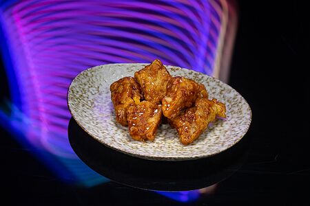 Тори карааге в соусе терияки