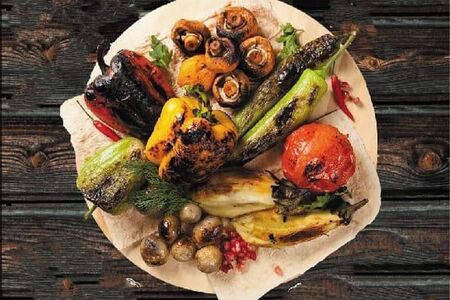 Мини-картофель на мангале