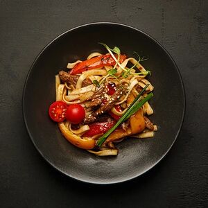 Удон с говядиной