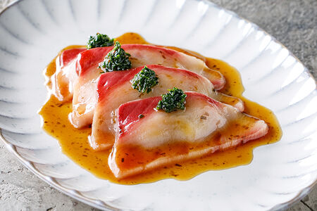 Японский желтохвост в стиле Duo