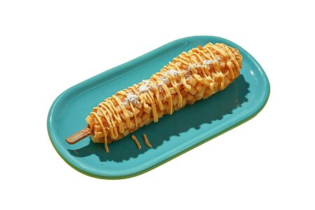 Корн-дог с сосиской и сыром