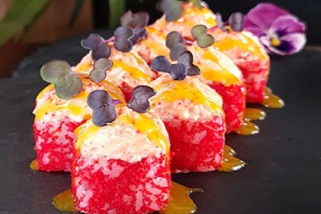 Ролл Yōgan с креветками