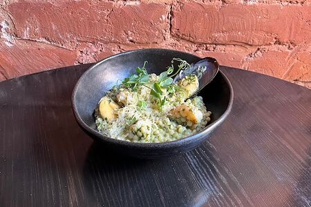 Птитим с морепродуктами