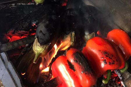 Овощи на мангале