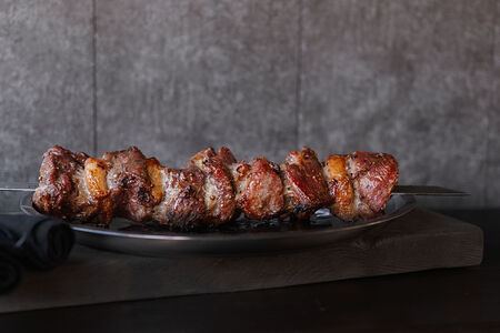 Шашлык из баранины с луком