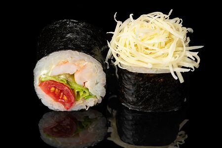 Ролл Цезарь с креветкой