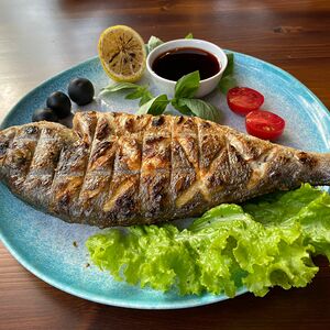 Дорада на углях