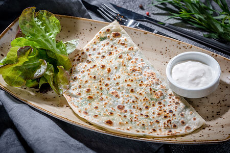 Кутаб с зеленью