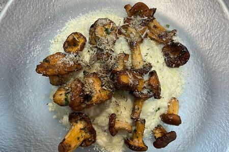 Ризотто с лисичками