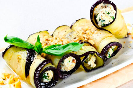 Баклажаны с творогом