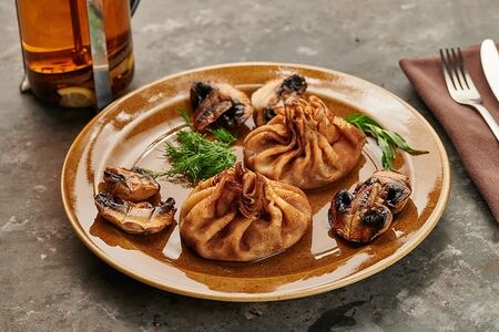 Блинчики домашние с грибами