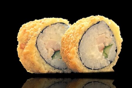 Темпура с копченой курицей