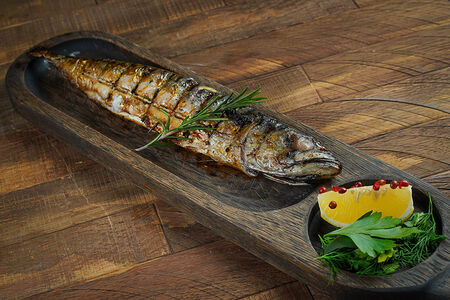 Сибас на мангале