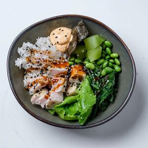 Поке с цыпленком