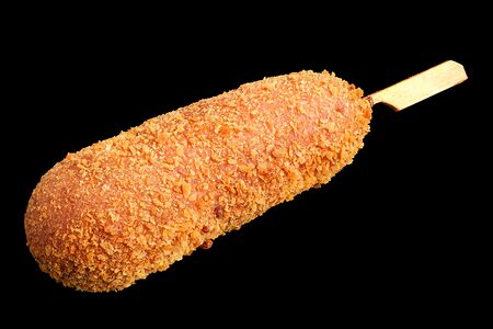 Корн-дог с сыром моцарелла