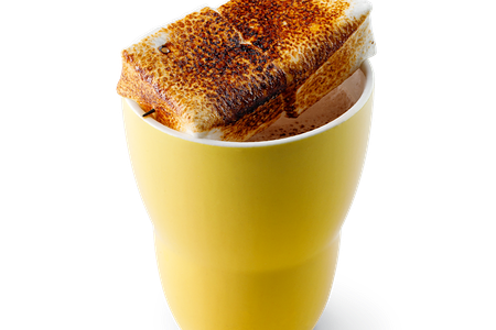 Какао Соленая карамель с жареным зефиром