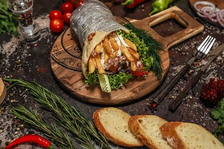 Гирос с курицей
