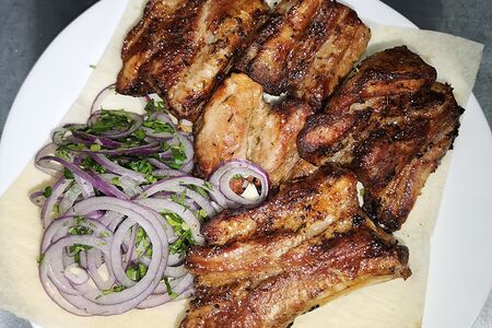 Шашлык из свиных рёбер