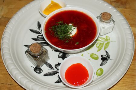 Борщ с мясом