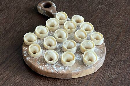 Пельмени с диким лососем