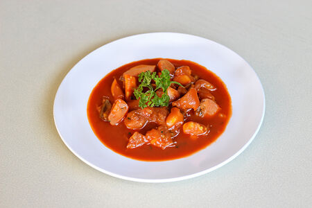 Свинина с зеленой фасолью по-Сибирски