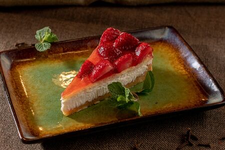 Клубничный чизкейк